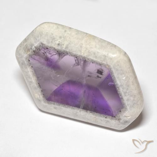 59.01ct طبيعي متعدد الألوان شريحة الجيود الجمشتية, فانسى, شفاف