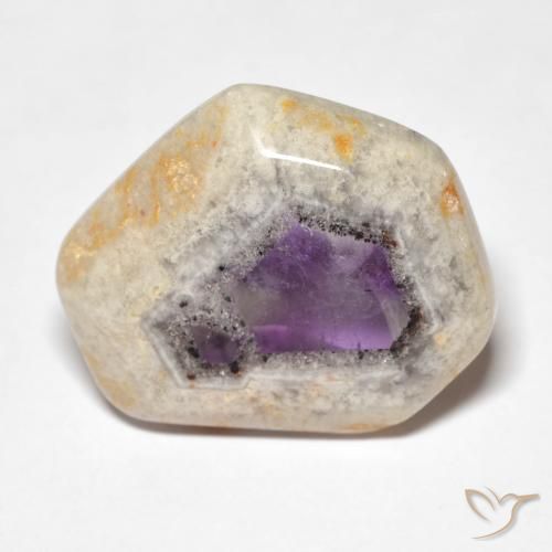18.18ct طبيعي متعدد الألوان شريحة الجيود الجمشتية, فانسى, شفاف
