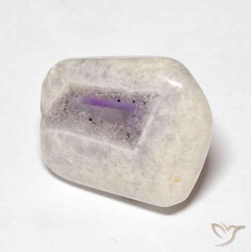 8.69ct طبيعي متعدد الألوان شريحة الجيود الجمشتية, فانسى, شفاف