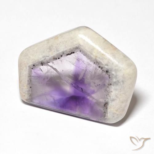 24.07ct طبيعي متعدد الألوان شريحة الجيود الجمشتية, فانسى, شفاف
