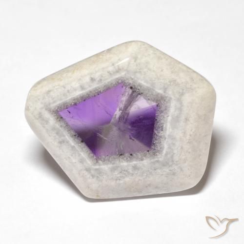 29.20ct طبيعي متعدد الألوان شريحة الجمشت الجيود, فانسى, شفاف