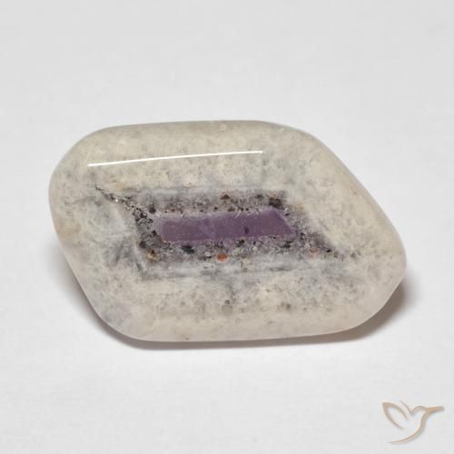 6.08ct طبيعي متعدد الألوان شريحة الجيود الجمشتية, فانسى, شفاف
