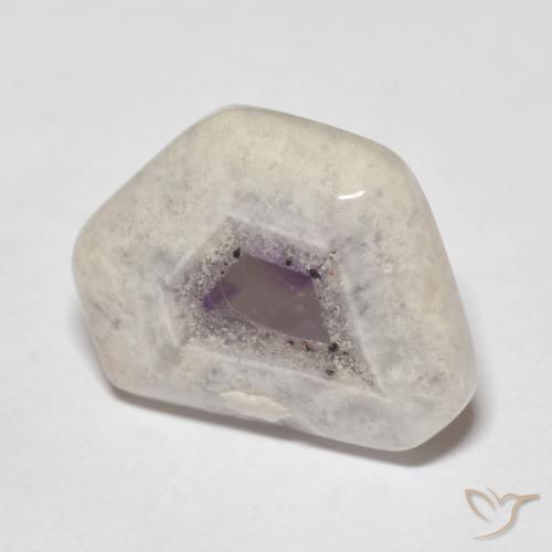 10.53ct طبيعي متعدد الألوان شريحة الجيود الجمشتية, فانسى, شفاف