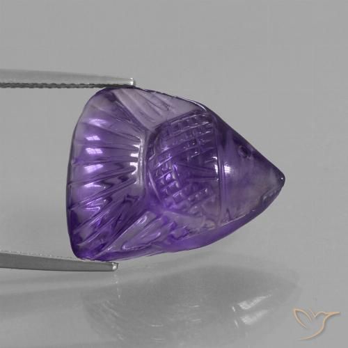 11.97ct طبيعي بنفسجى متوسط جمشت, فانسى, شفاف