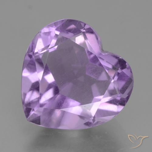 2.81ct طبيعي بنفسجى متوسط جمشت, قلب, قليلا جدا