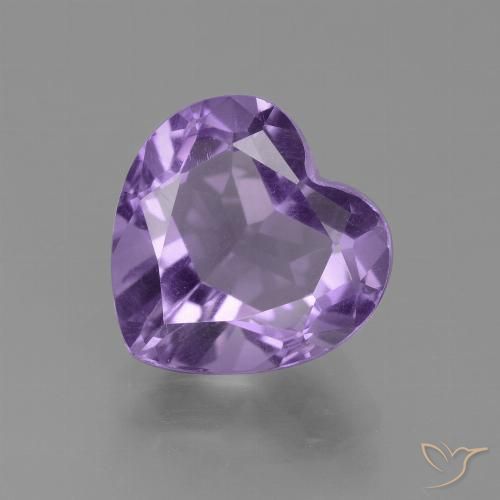 3.12ct طبيعي بنفسجى متوسط جمشت, قلب, قليلا جدا
