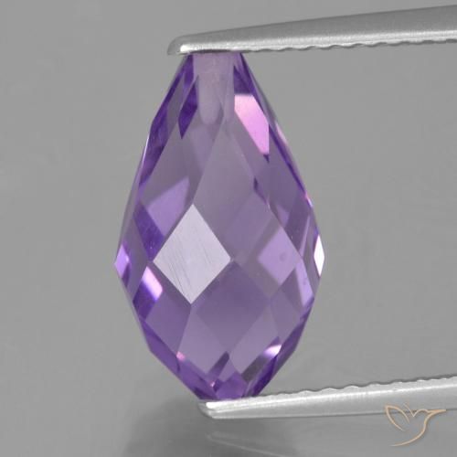 4.23ct طبيعي بنفسجى سوسنى وردى جمشت, بريوليت, قليلا جدا