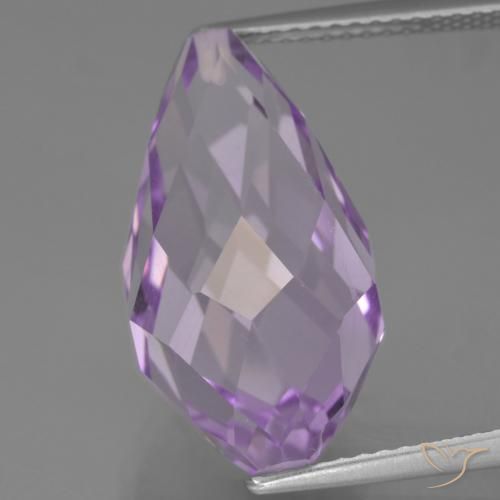 11.68ct طبيعي بنفسجى وردى متوسط جمشت, بريوليت, VVS-VS