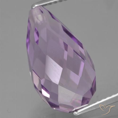 8.81ct طبيعي بنفسجى وردى متوسط جمشت, بريوليت, قليلا جدا