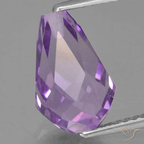 3.69ct طبيعي بنفسجى متوسط جمشت, بريوليت, قليلا جدا