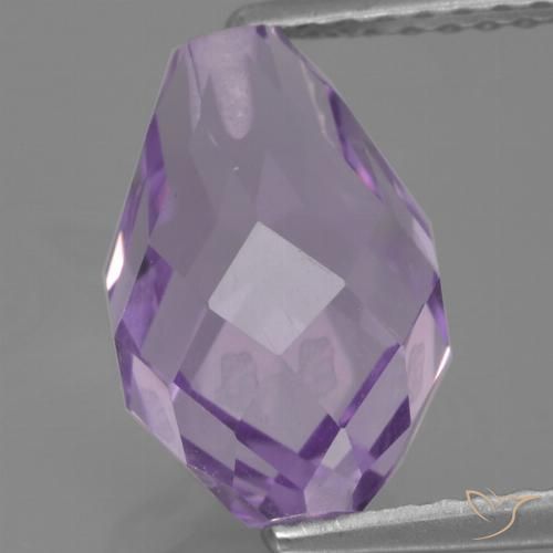 3.55ct طبيعي بنفسجى متوسط جمشت, بريوليت, قليلا جدا