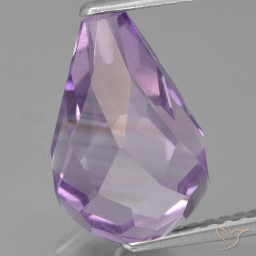 4.95ct طبيعي بنفسجى متوسط جمشت, بريوليت, قليلا جدا