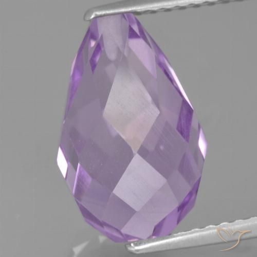 5.67ct طبيعي بنفسجى سوسنى جمشت, بريوليت, قليلا جدا