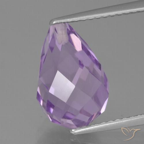 5.22ct طبيعي بنفسجى متوسط جمشت, بريوليت, قليلا جدا