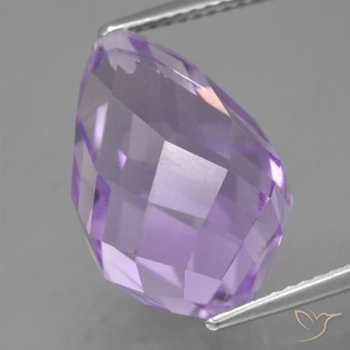 12.70ct طبيعي بنفسجى متوسط جمشت, بريوليت, قليلا جدا