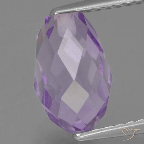 2.78ct طبيعي بنفسجى سوسنى غامق جمشت, بريوليت, قليلا جدا
