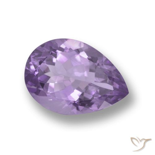 5.25ct طبيعي بنفسجى متوسط جمشت, شكل الكمثرى, VVS