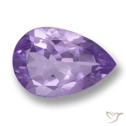 3.87ct طبيعي لون بنفسجى غامق جمشت, شكل الكمثرى, VVS