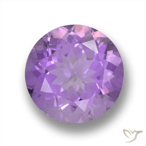 3.92ct طبيعي بنفسجى متوسط جمشت, دائري, VVS