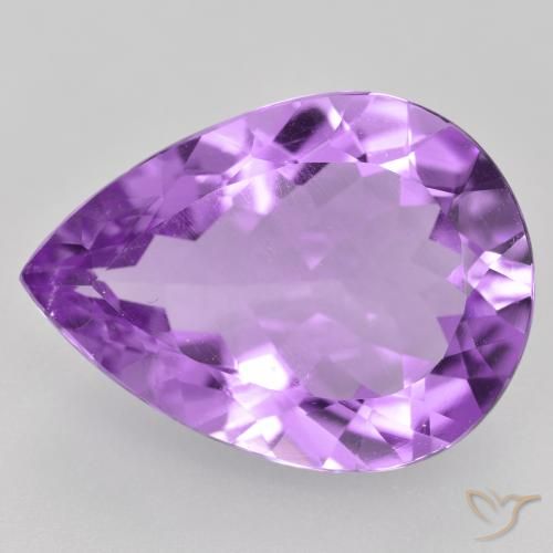 7.71ct طبيعي بنفسجي وردي جمشت, شكل الكمثرى, VVS-VS