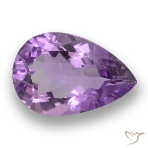 4.64ct طبيعي بنفسجى متوسط جمشت, شكل الكمثرى, VVS-VS