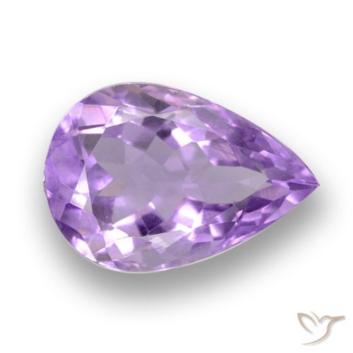 5.72ct طبيعي بنفسجى متوسط جمشت, شكل الكمثرى, VVS