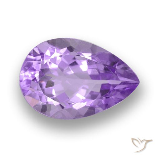 6.29ct طبيعي بنفسجى متوسط جمشت, شكل الكمثرى, VVS