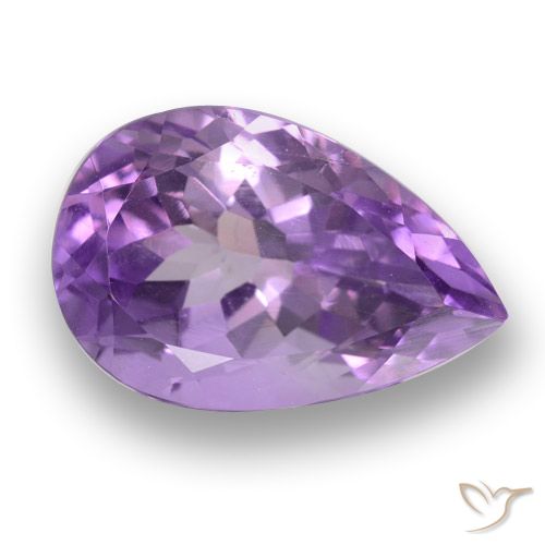 5.87ct طبيعي بنفسجى غامق جمشت, شكل الكمثرى, VVS-VS