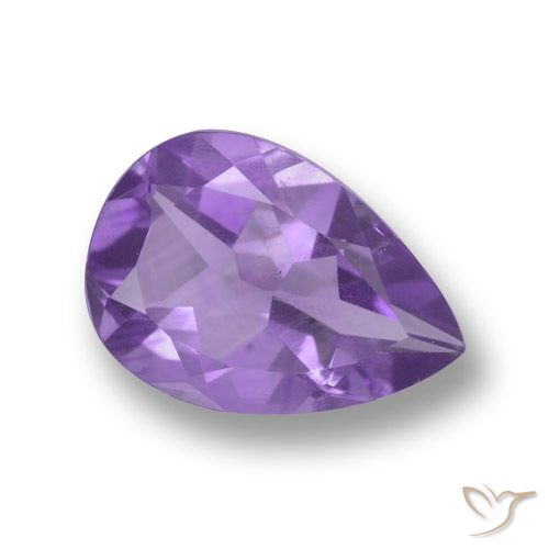 3.13ct طبيعي بنفسجى متوسط جمشت, شكل الكمثرى, VVS-VS