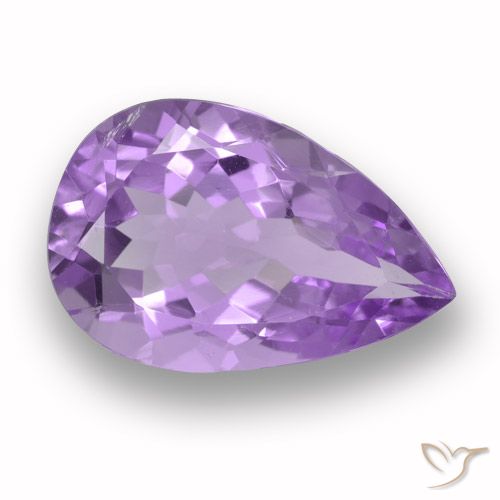 4.87ct طبيعي بنفسجى متوسط جمشت, شكل الكمثرى, VVS-VS