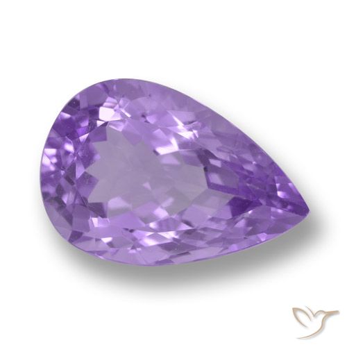 5.85ct طبيعي بنفسجى متوسط جمشت, شكل الكمثرى, VVS-VS, Photo A