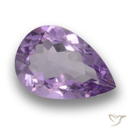 2.98ct طبيعي بنفسجى متوسط جمشت, شكل الكمثرى, قليلا جدا