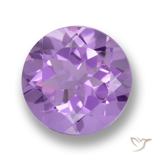 2.36ct طبيعي بنفسجى أرجوانى متوسط جمشت, دائري, VVS