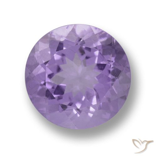 3.20ct طبيعي بنفسجى متوسط جمشت, دائري, VVS