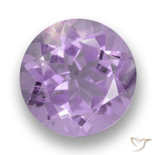 3.23ct طبيعي بنفسجى سوسنى جمشت, دائري, قليلا جدا