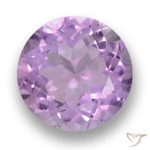 3.53ct طبيعي بنفسجى وردى متوسط جمشت, دائري, VVS-VS