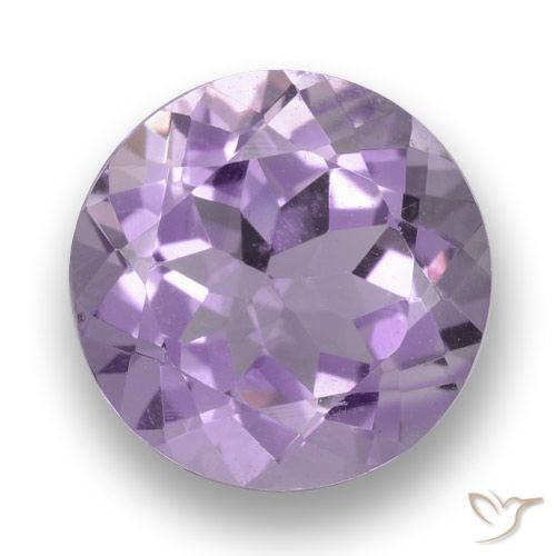 3.31ct طبيعي وردى بنفسجى متوسط جمشت, دائري, VVS
