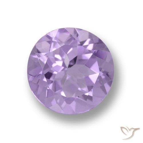 2.40ct طبيعي بنفسجى فاتح-متوسط جمشت, دائري, VVS