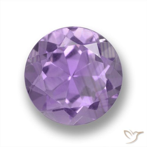 3.24ct طبيعي بنفسجى فاتح-متوسط جمشت, دائري, VVS