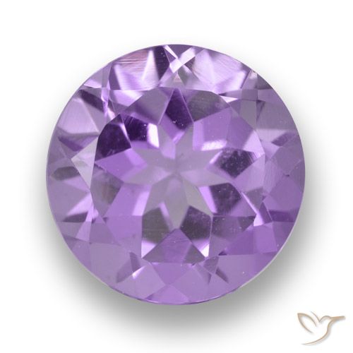 2.54ct طبيعي بنفسجى سوسنى غامق جمشت, دائري, VVS