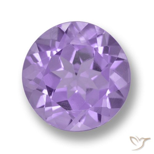 3.36ct طبيعي بنفسجى متوسط جمشت, دائري, VVS