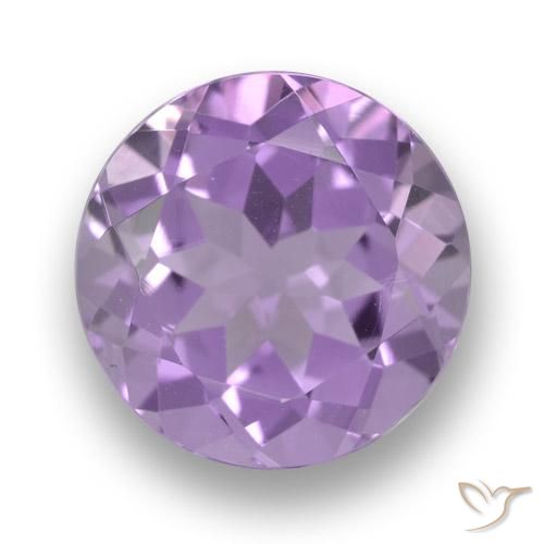 3.47ct طبيعي بنفسجى متوسط جمشت, دائري, VVS