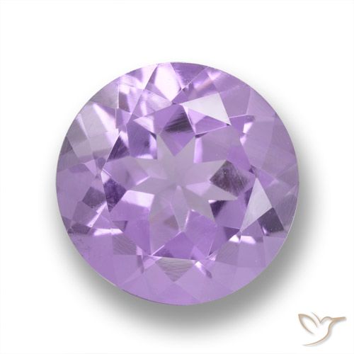 3.20ct طبيعي بنفسجى متوسط جمشت, دائري, VVS
