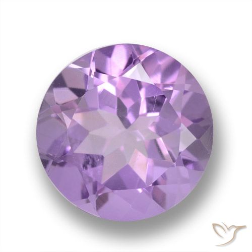 3.21ct طبيعي بنفسجى متوسط جمشت, دائري, VVS