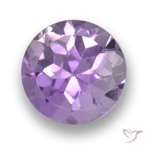 2.37ct طبيعي بنفسجى فاتح-متوسط جمشت, دائري, VVS-VS