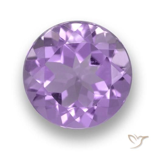 2.31ct طبيعي بنفسجى متوسط جمشت, دائري, VVS
