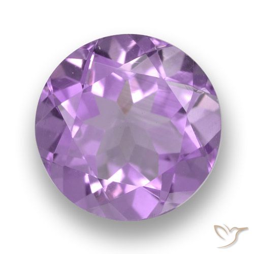 2.52ct طبيعي بنفسجى وردى متوسط جمشت, دائري, VVS