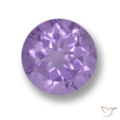 3.49ct طبيعي بنفسجى متوسط جمشت, دائري, VVS