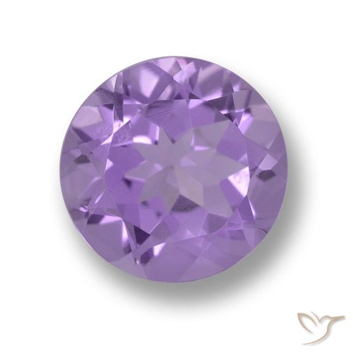 3.35ct طبيعي بنفسجى متوسط جمشت, دائري, VVS-VS