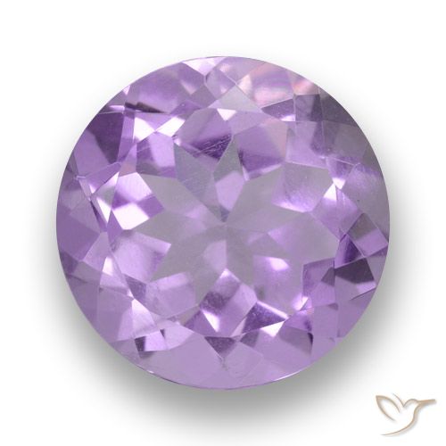 3.71ct طبيعي وردى بنفسجى متوسط جمشت, دائري, VVS-VS